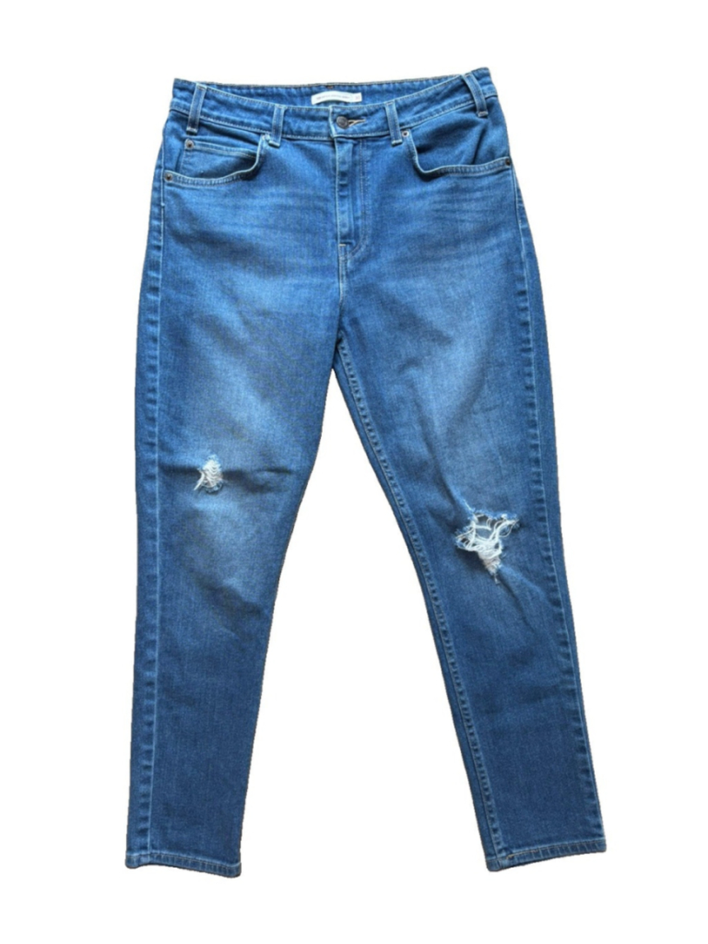 Levi’s 721 Vintage High Rise Skinny Jeans Women’s 30 Orange Tab Distressed